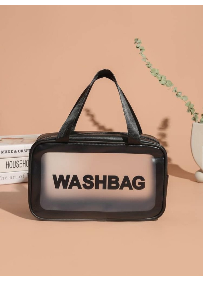 WASHBAG BLACK COSMETIC BAG