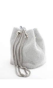 ΑΣΗΜΙ ΤΣΑΝΤΑ ΠΟΥΓΚΙ- STRASS POUCH