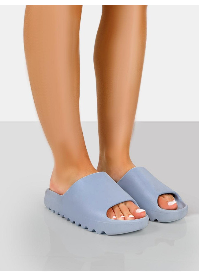 KIM K SKYBLUE SLIDERS
