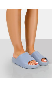 KIM K SKYBLUE SLIDERS