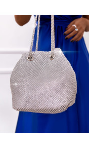 ΑΣΗΜΙ ΤΣΑΝΤΑ ΠΟΥΓΚΙ- STRASS POUCH