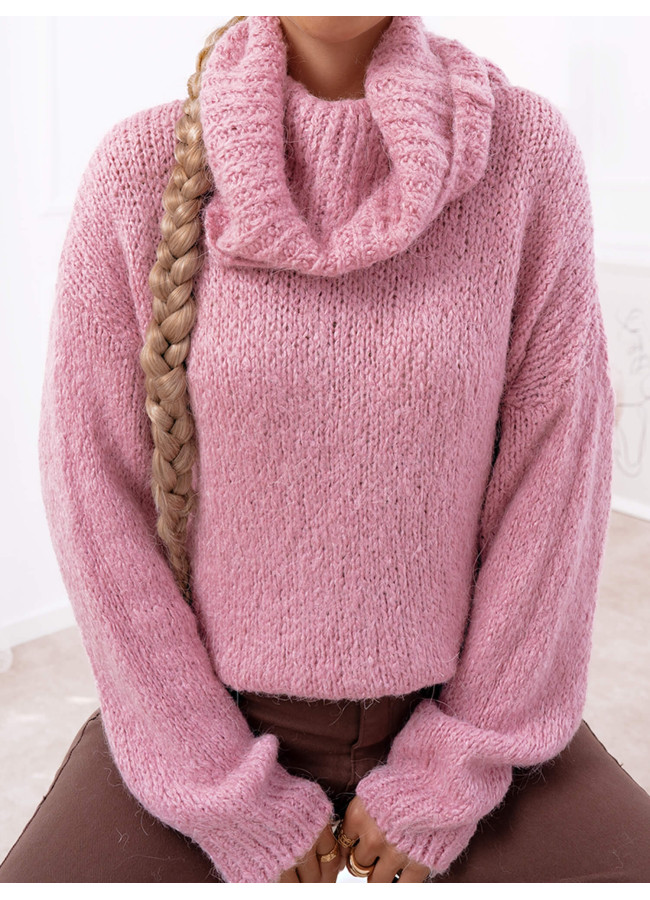 LOUIS PINK KNITTED BLOUSE