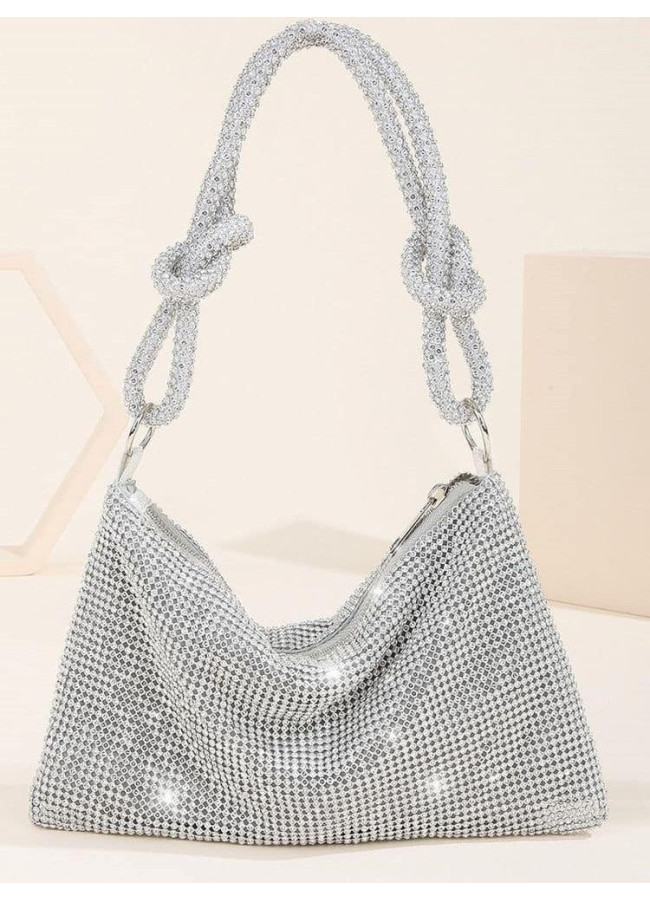 SEDUCE SILVER STRASS BAG