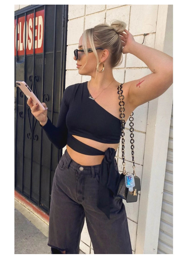 CATALAYA ONE SHOULDER BLOUSE