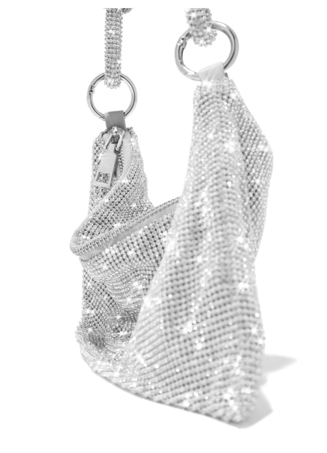 SEDUCE SILVER STRASS BAG