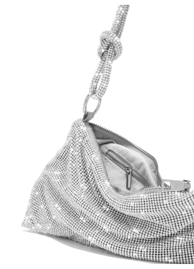 SEDUCE SILVER STRASS BAG