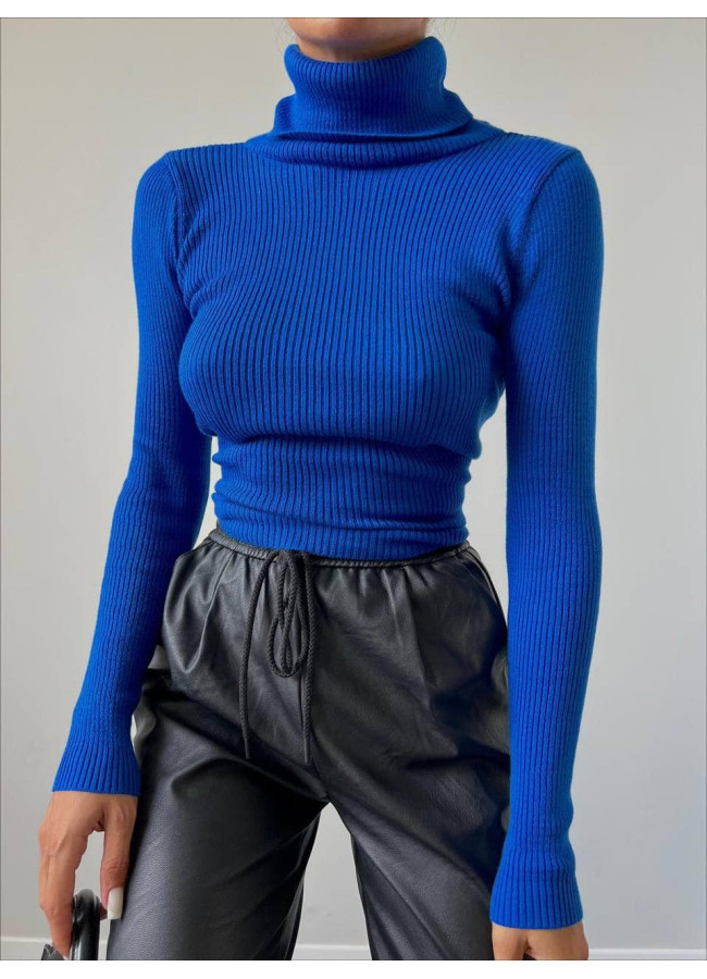 ANISTON BLUE ROYAL TURTLENECK