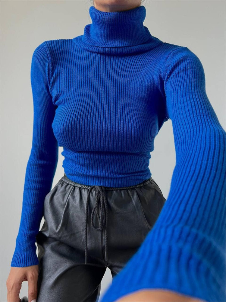 ANISTON BLUE ROYAL TURTLENECK
