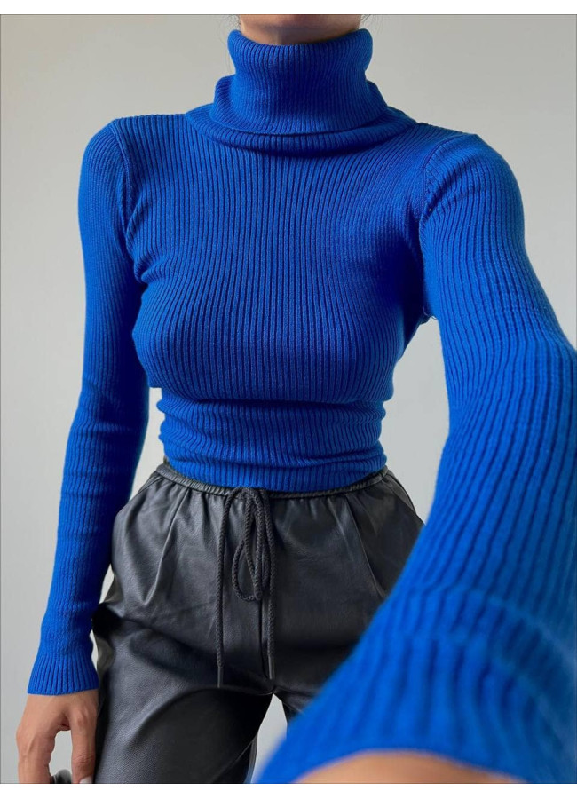 ANISTON BLUE ROYAL TURTLENECK