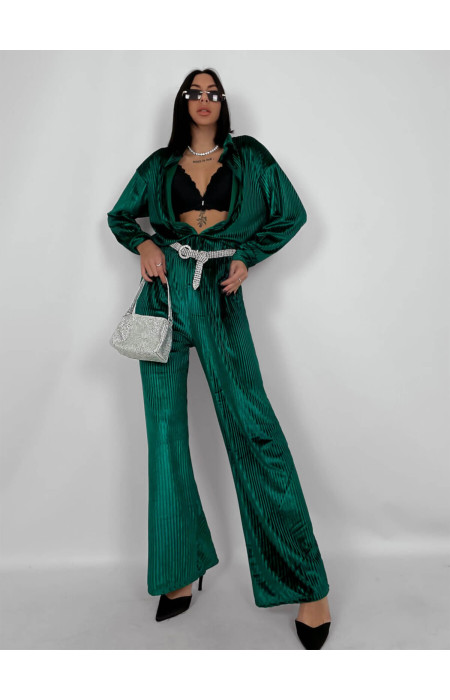 RENE EMERALD VELVET SET