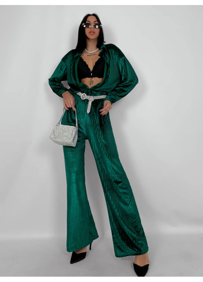 RENE EMERALD VELVET SET