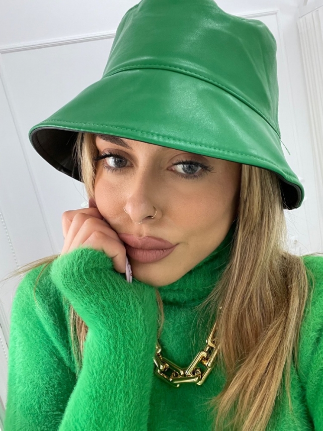 ΚΑΠΕΛΟ ΔΕΡΜΑΤΙΝΗ - DOUBLE FACE