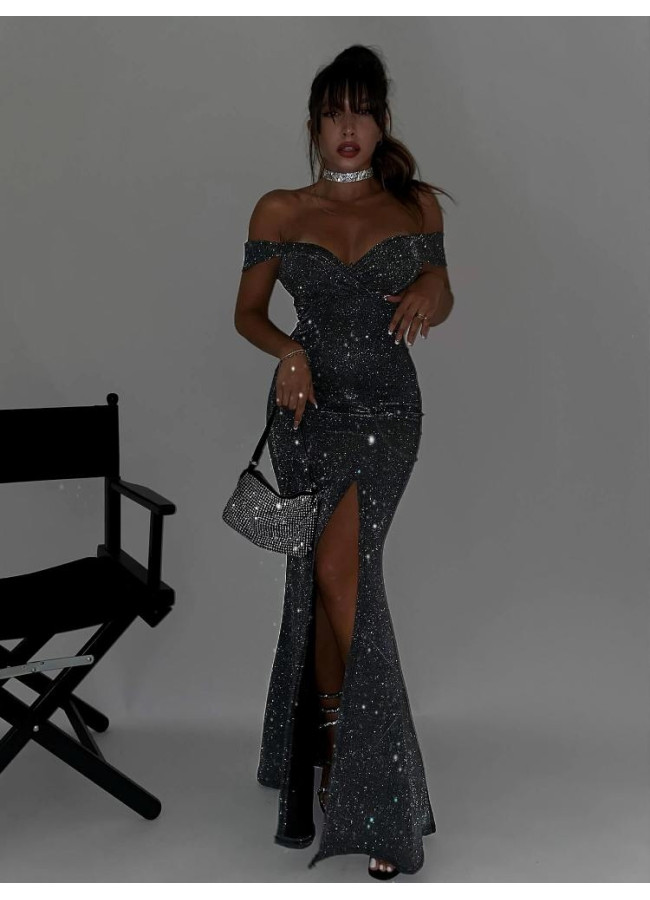 GLITTERY MAXI DRESS - RIMINI