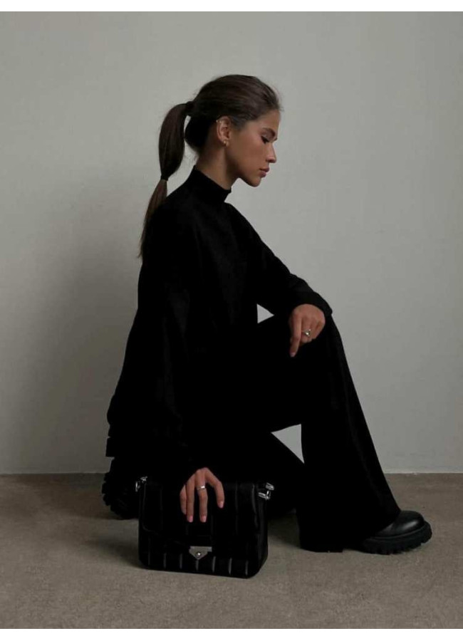 NAMUR BLACK KNITTED SET