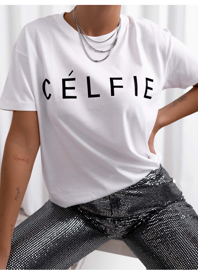CELFIE WHITE TSHIRT