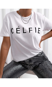 CELFIE WHITE TSHIRT