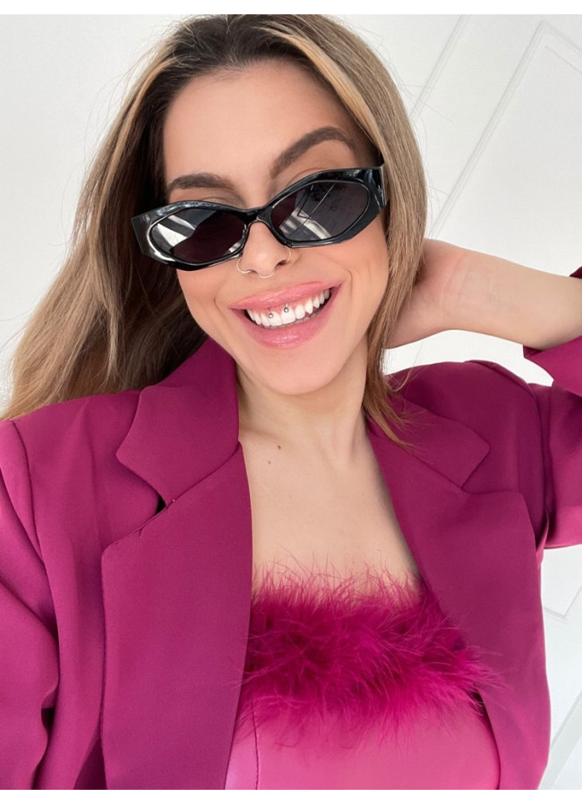 ANNAKEY GLOOM BLACK SUNGLASSES