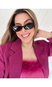 ANNAKEY GLOOM BLACK SUNGLASSES