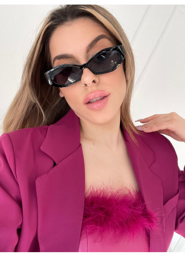 ANNAKEY GLOOM BLACK SUNGLASSES