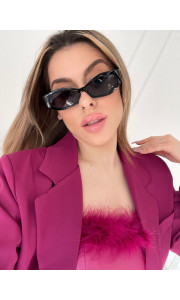 ANNAKEY GLOOM BLACK SUNGLASSES
