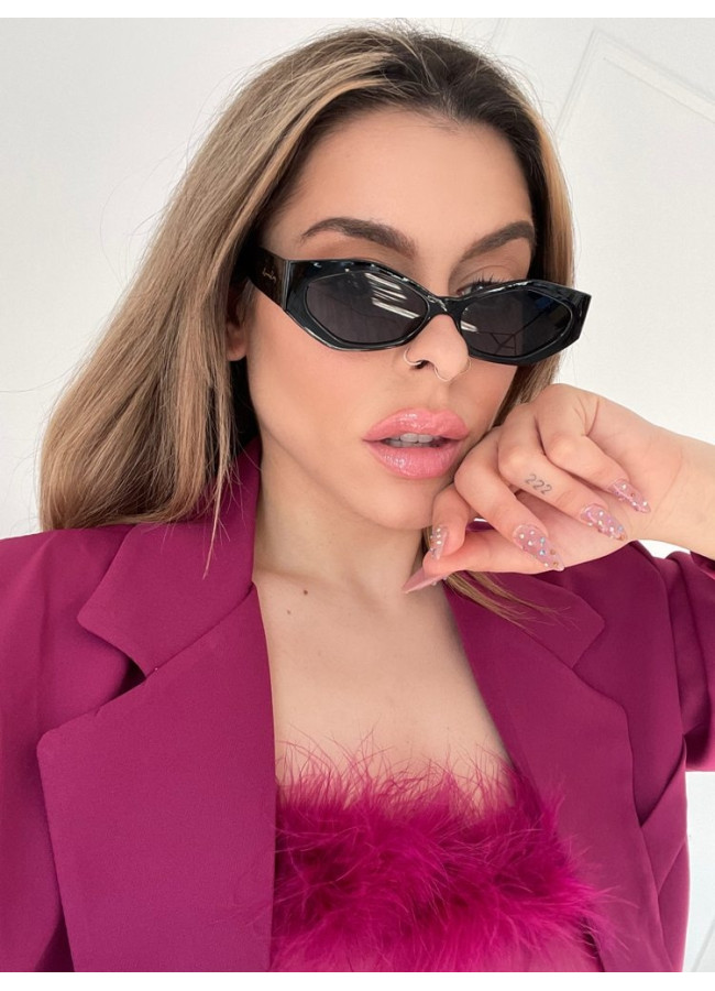 ANNAKEY GLOOM BLACK SUNGLASSES
