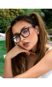HERMES LEOPARD CLEAR LENS