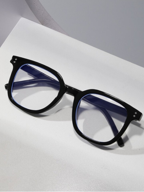 HERMES BLACK CLEAR LENS