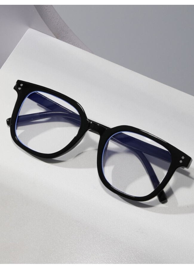 HERMES BLACK CLEAR LENS