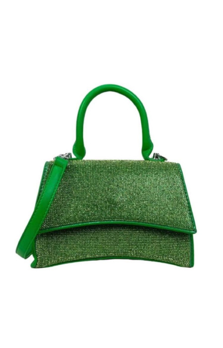 MILANI LIME STRASS HANDBAG