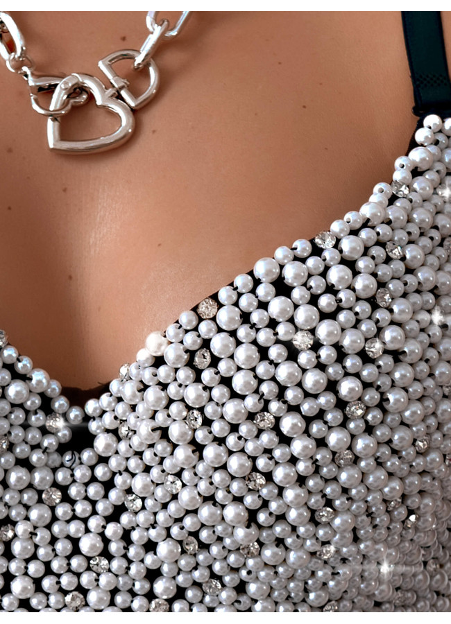 SENSATION - BLACK PEARL BUSTIER