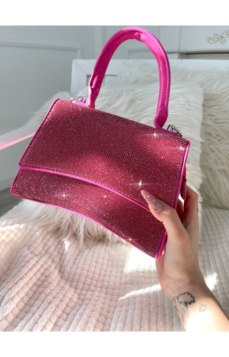 MILANI FUCHSIA STRASS HANDBAG