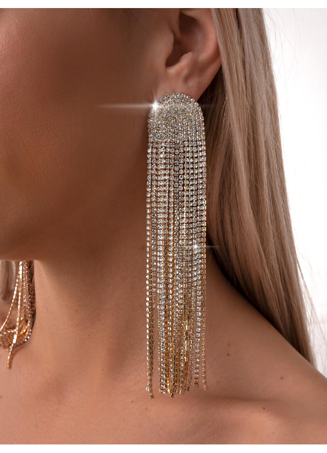 COOPER GOLD STRASS EARRINGS