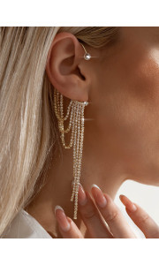 BRISTOL GOLD RAIN EARCUFF