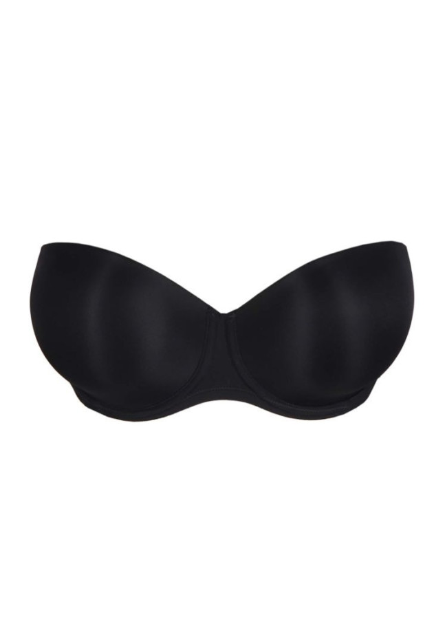 ZION BLACK STRAPLESS BRA