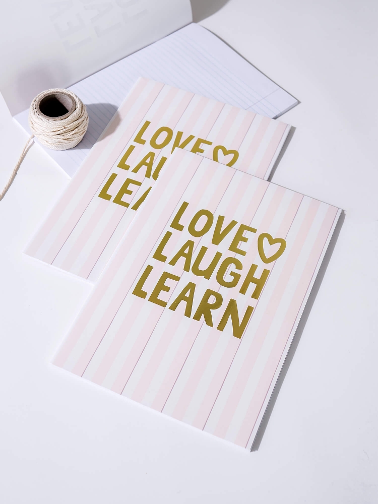 NOTEBOOK LOVE LAUGH LEARN