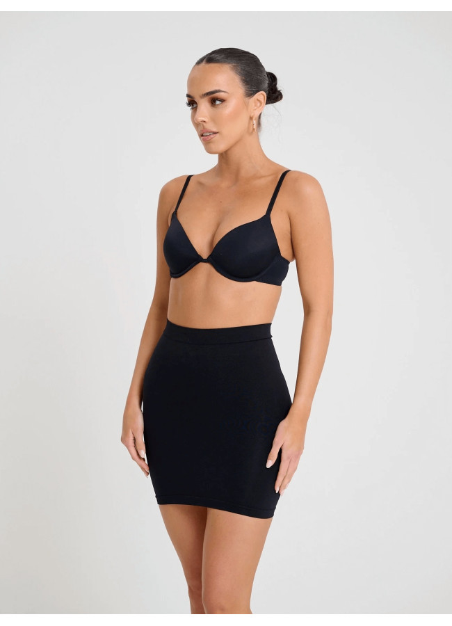 BLACK SHAPEWEAR SKIRT