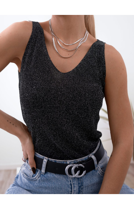 ΜΑΥΡΟ LUREX TOP - NEPTUNE