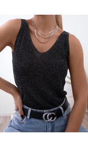 ΜΑΥΡΟ LUREX TOP - NEPTUNE