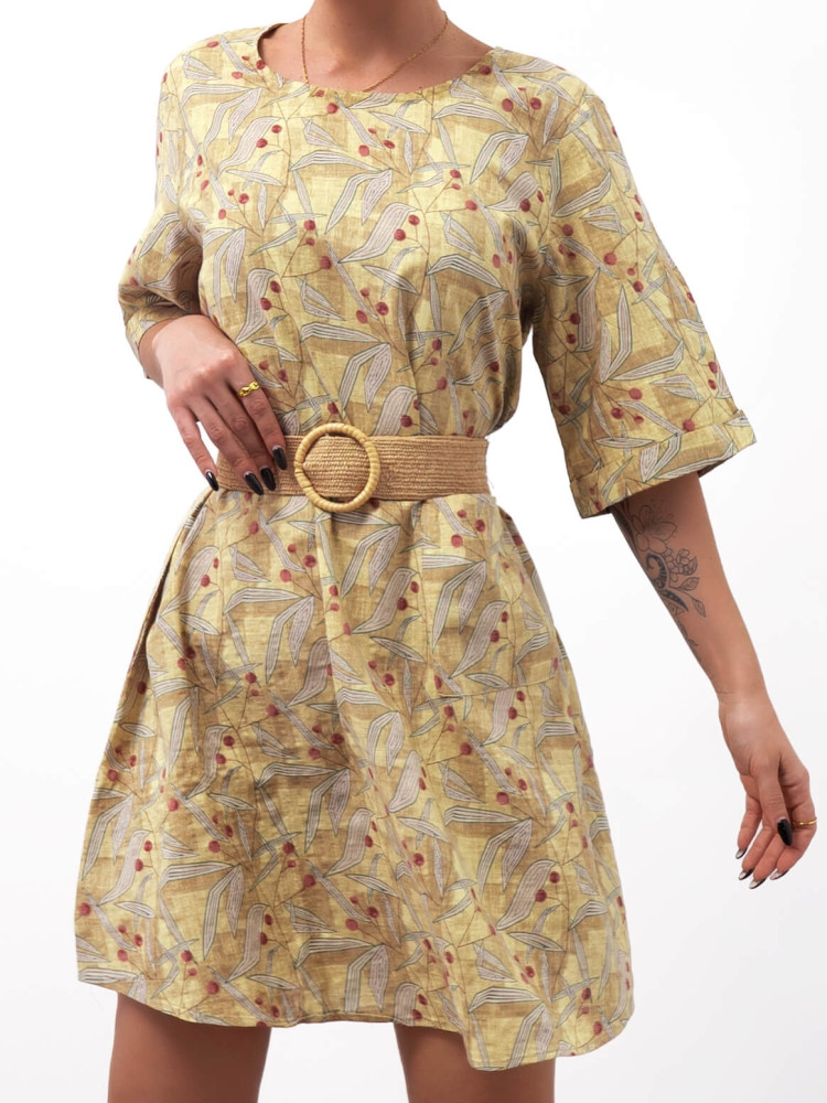 CLORIAN YELLOW DRESS