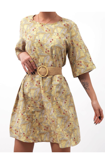 CLORIAN YELLOW DRESS