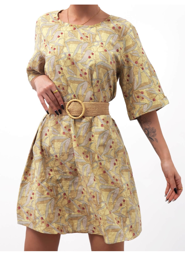 CLORIAN YELLOW DRESS