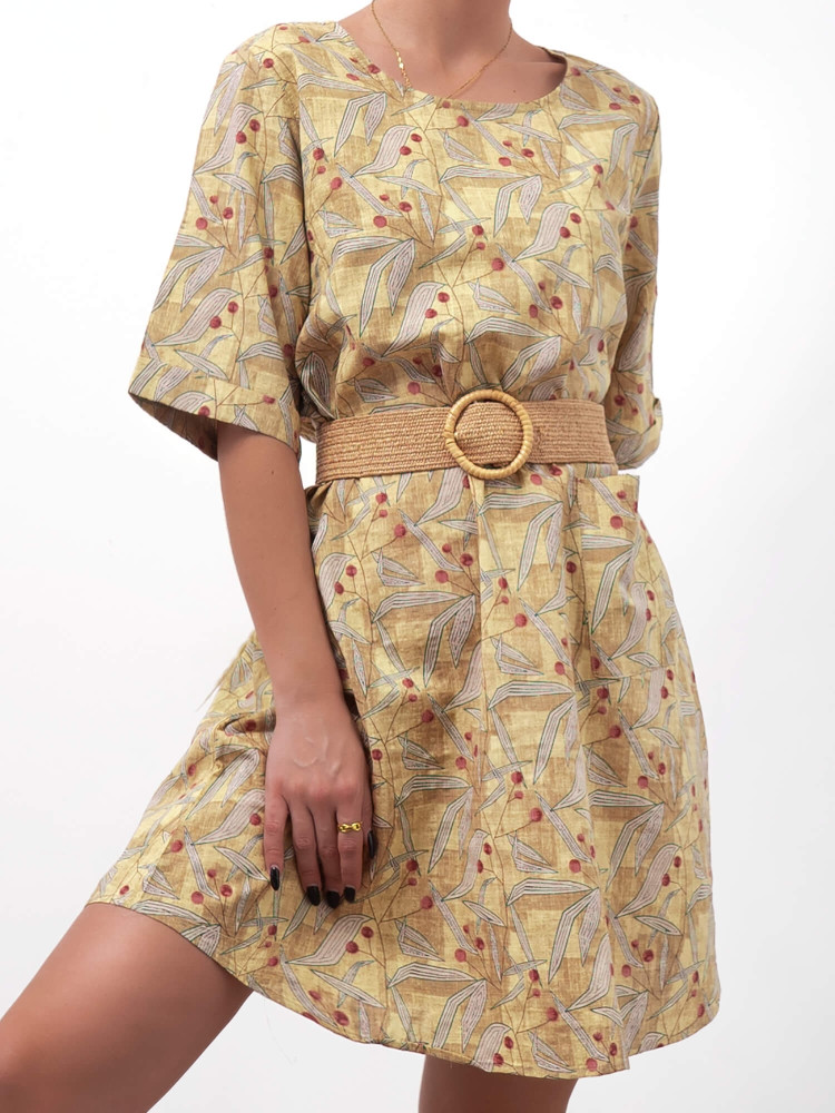 CLORIAN YELLOW DRESS