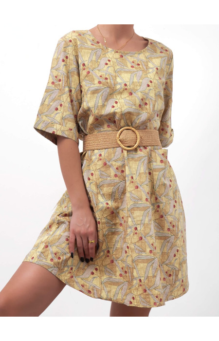 CLORIAN YELLOW DRESS