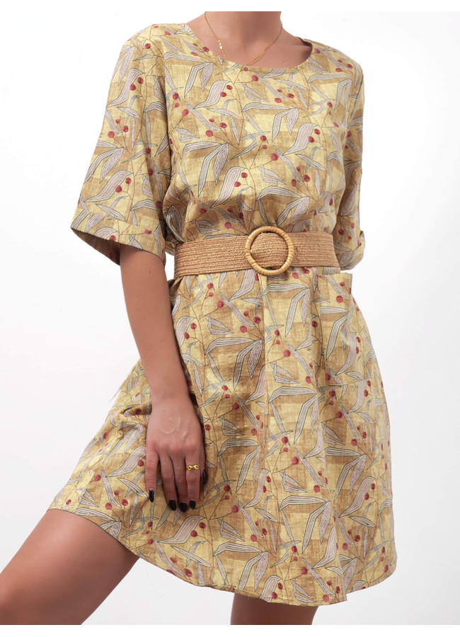 CLORIAN YELLOW DRESS