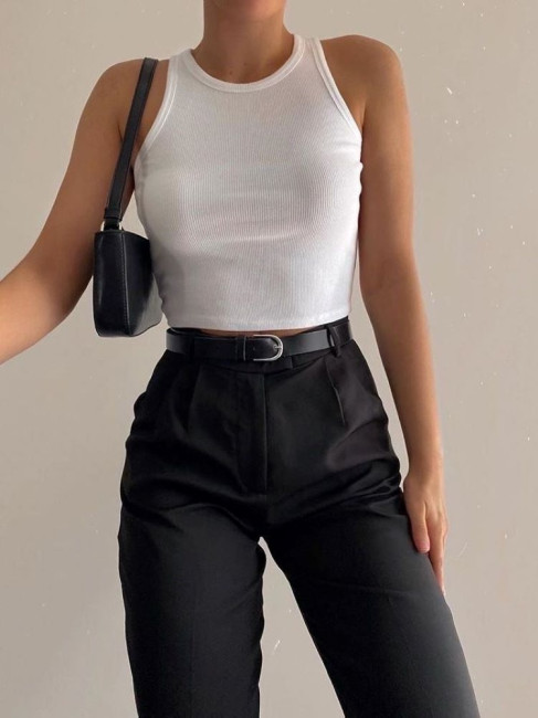 ΛΕΥΚΟ TANK TOP- YORKIE