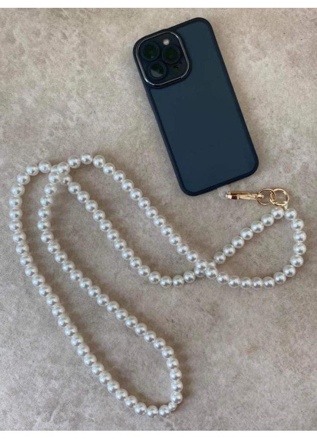 ADDICTION PHONE PEARLS STRAP