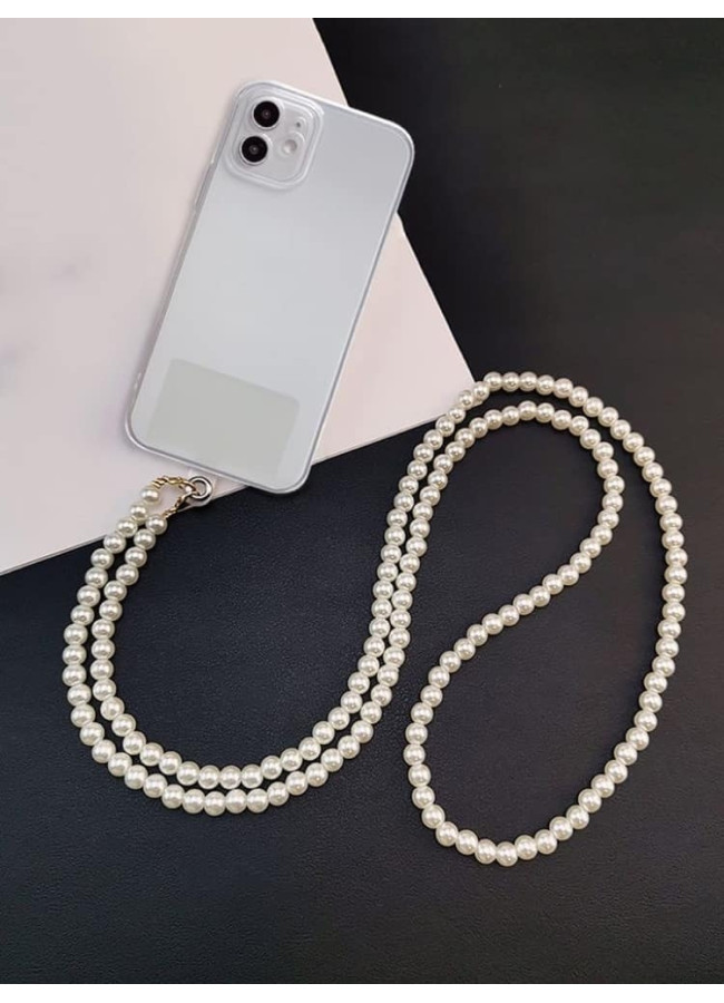 ADDICTION PHONE PEARLS STRAP
