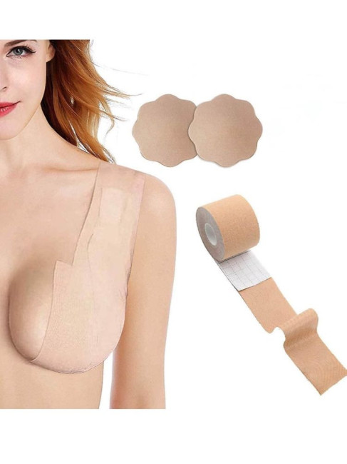 ΜΠΕΖ ΑΥΤΟΚΟΛΛΗΤΗ ΤΑΙΝΙΑ BOOB TAPE+ NIPPLE COVER STICKERS