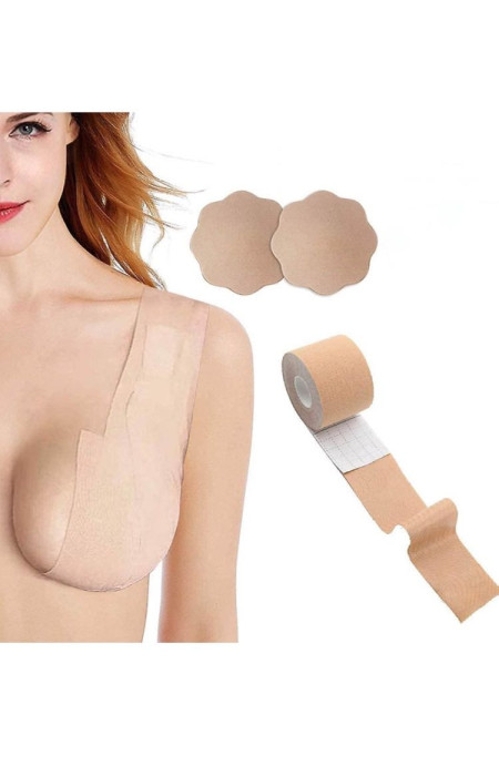 ΜΠΕΖ ΑΥΤΟΚΟΛΛΗΤΗ ΤΑΙΝΙΑ BOOB TAPE+ NIPPLE COVER STICKERS