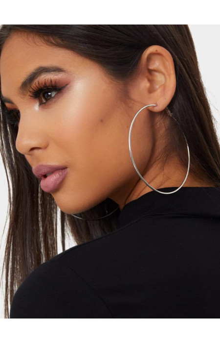 SLIM HOOP EARRINGS (2 Colors)